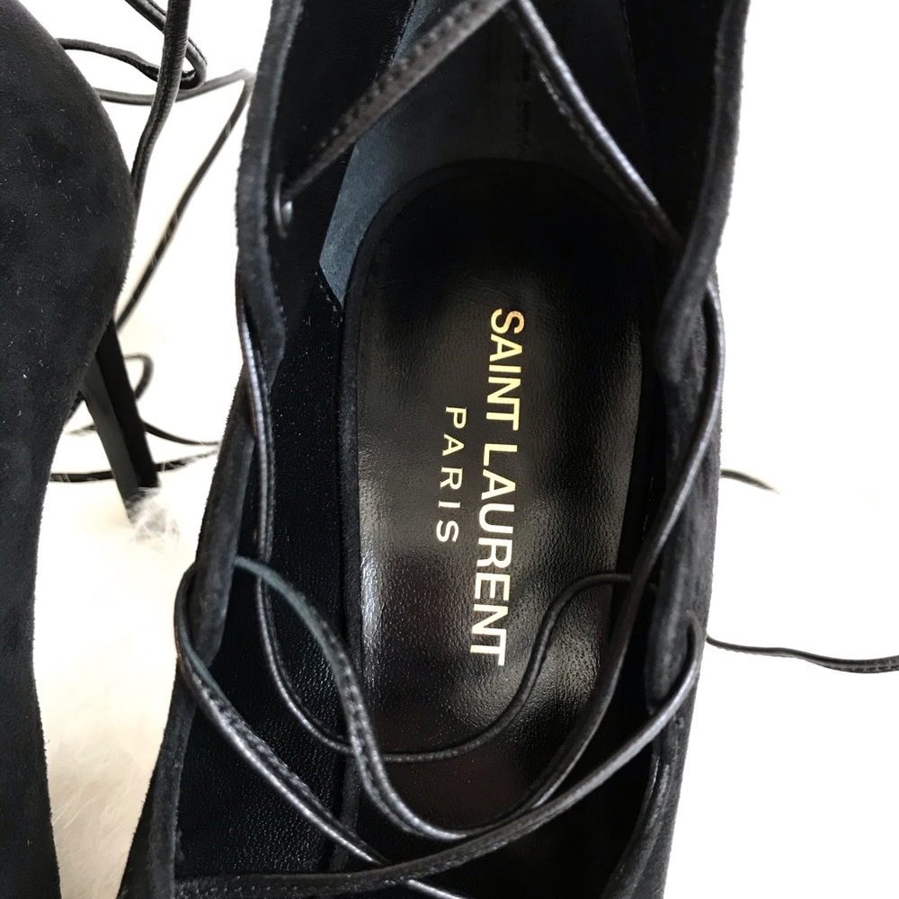 Saint Laurent lace up pump size 36 - Picture 4 of 8